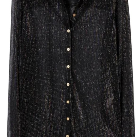 Zadig & Voltaire Lurex Shirt NEW WITH TAGS - Picture 6 of 10